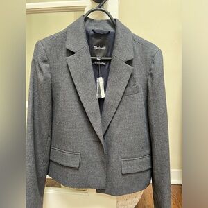 Madewell cropped blazer XS